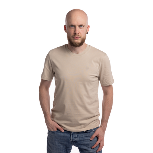 biosics T-Shirt Sand - Nachhaltige T-Shirts aus 100% Bio-Baumwolle