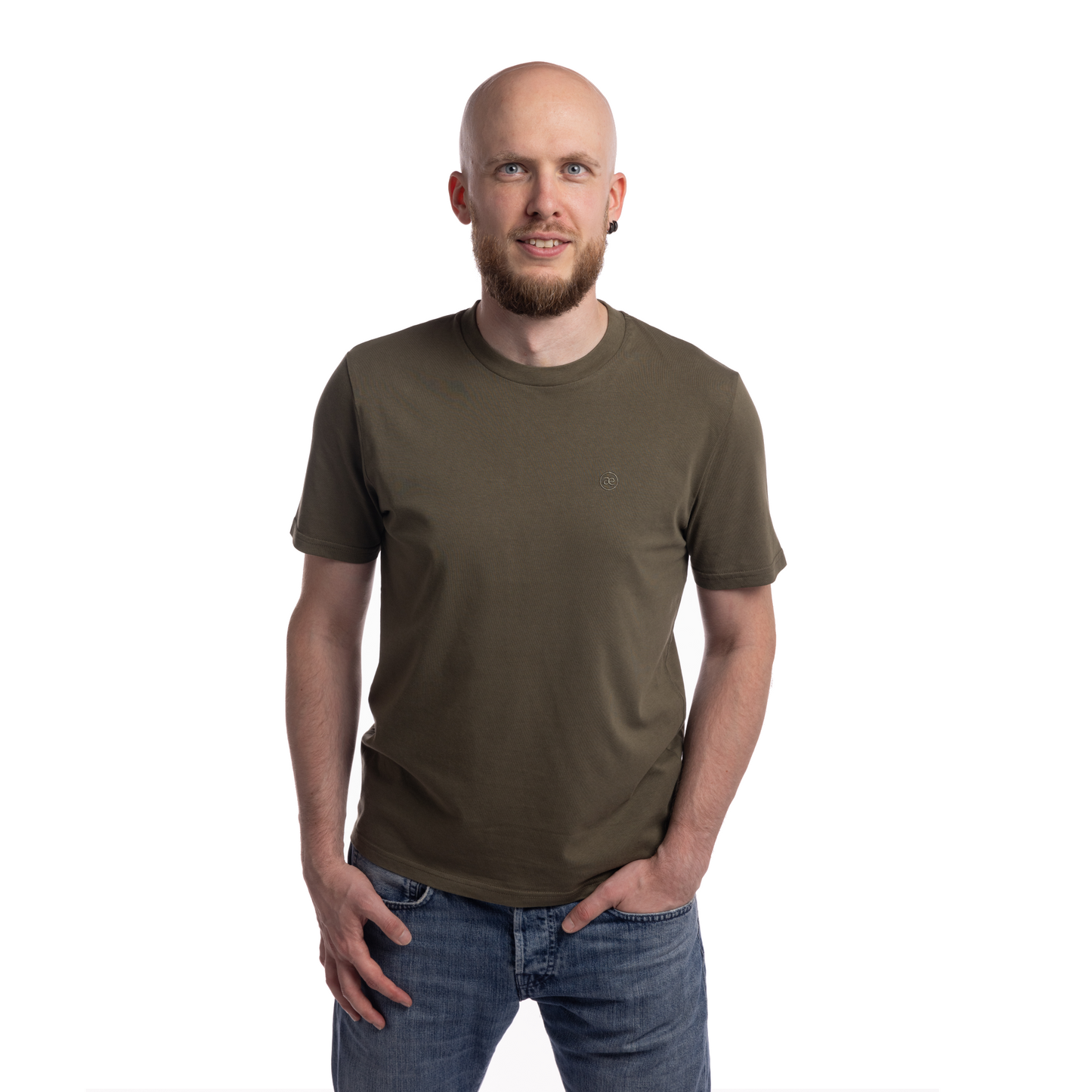 biosics T-Shirt Khaki - Nachhaltige T-Shirts aus 100% Bio-Baumwolle