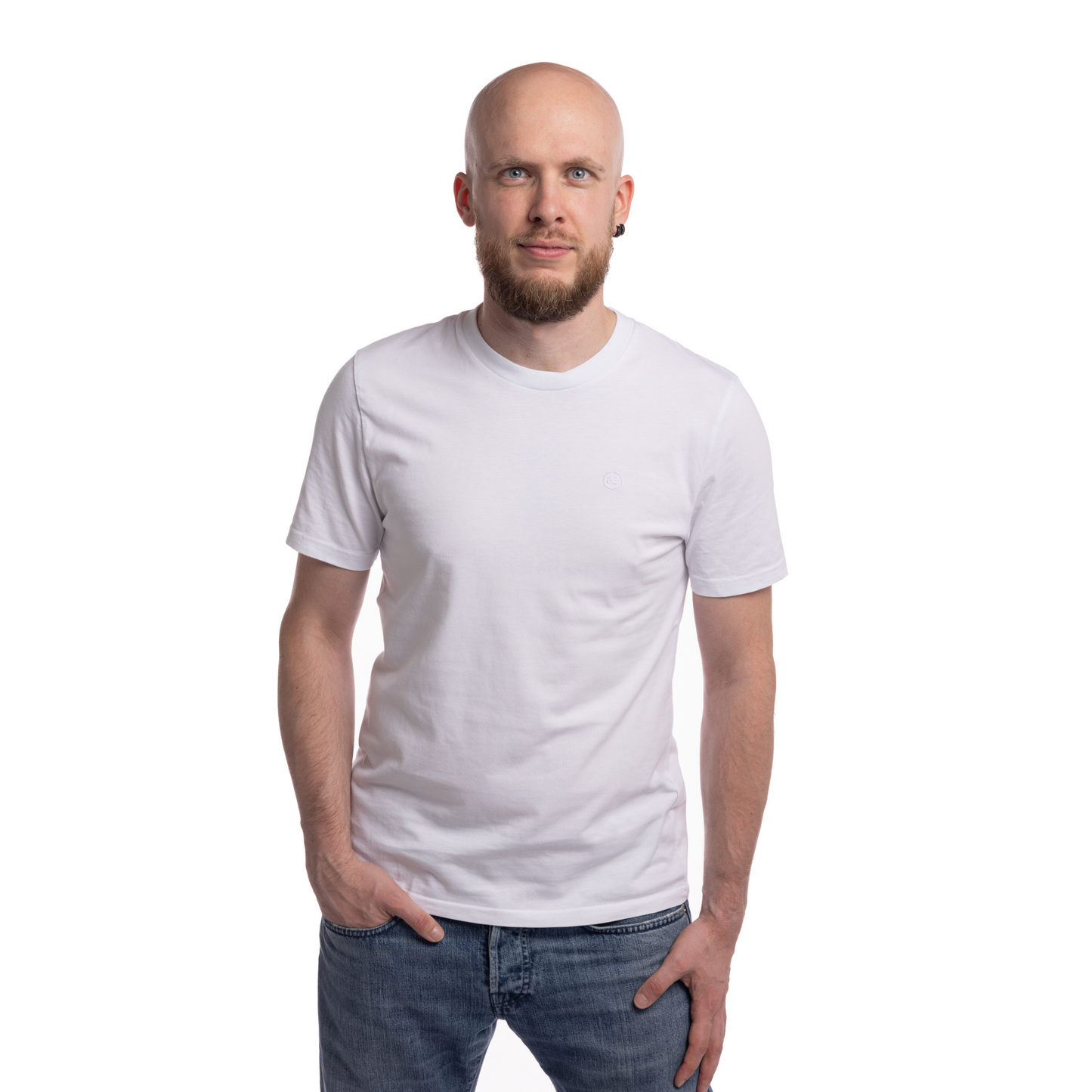 biosics T-Shirt Weiß - Nachhaltige T-Shirts aus 100% Bio-Baumwolle